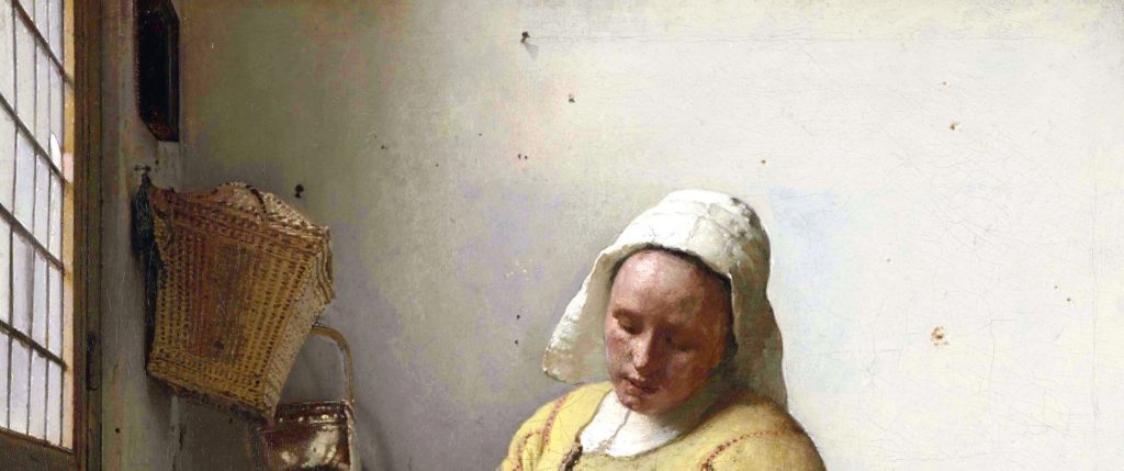 detail de la toile de Vermeer