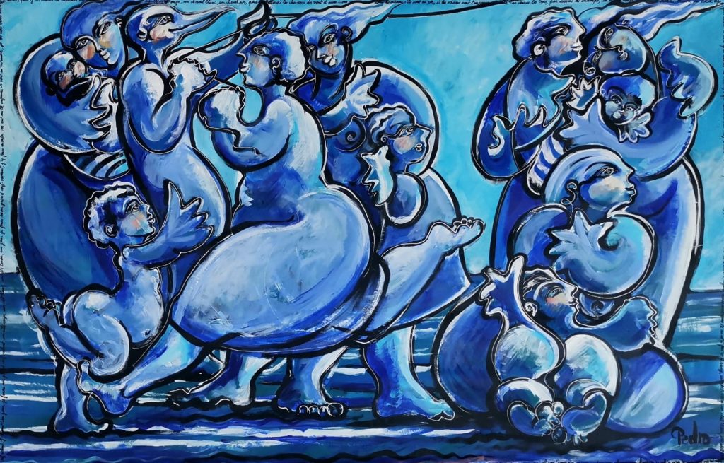 L'emo bleu Pierre Bergé Galerie 21