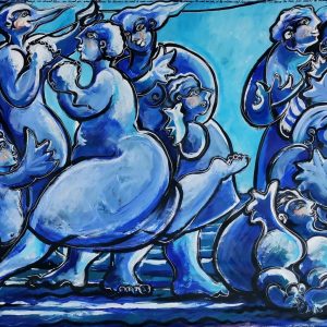 L'emo bleu Pierre Bergé Galerie 21