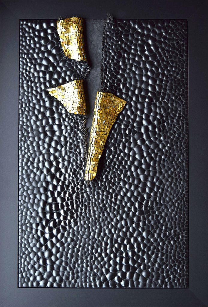 Or de peau Nathalie Chaulaic Galerie 21