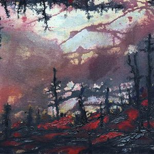 Le-rouge-du-soir--Ye-Xing-Qian-Galerie-21--33.3x55