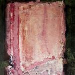 Figure rose sur fond vert redon galerie 21