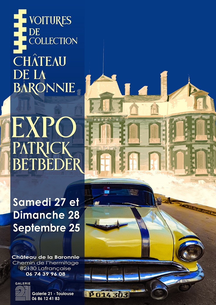 Affiche 2 Chateau La Baronnie voitures
