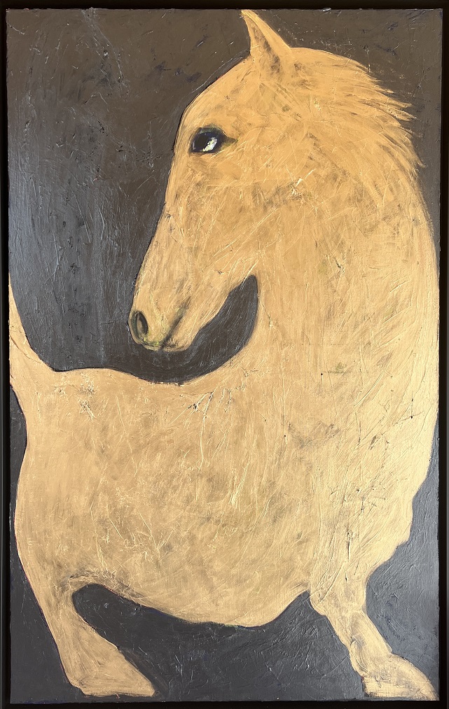Un poulain antique