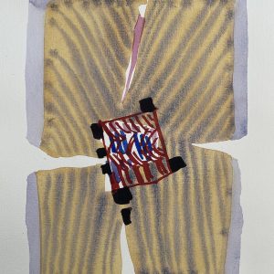 ecarte le jaune rayeMarc David Galerie 21