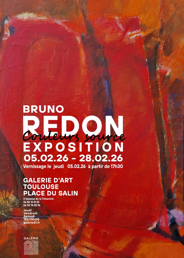 Affiche Bruno Redon galerie 21