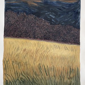 le grand pré sous un ciel mauve Marc David Galerie 21
