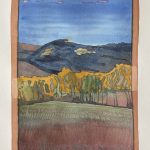 la montagne en estampe Marc David Galerie 21