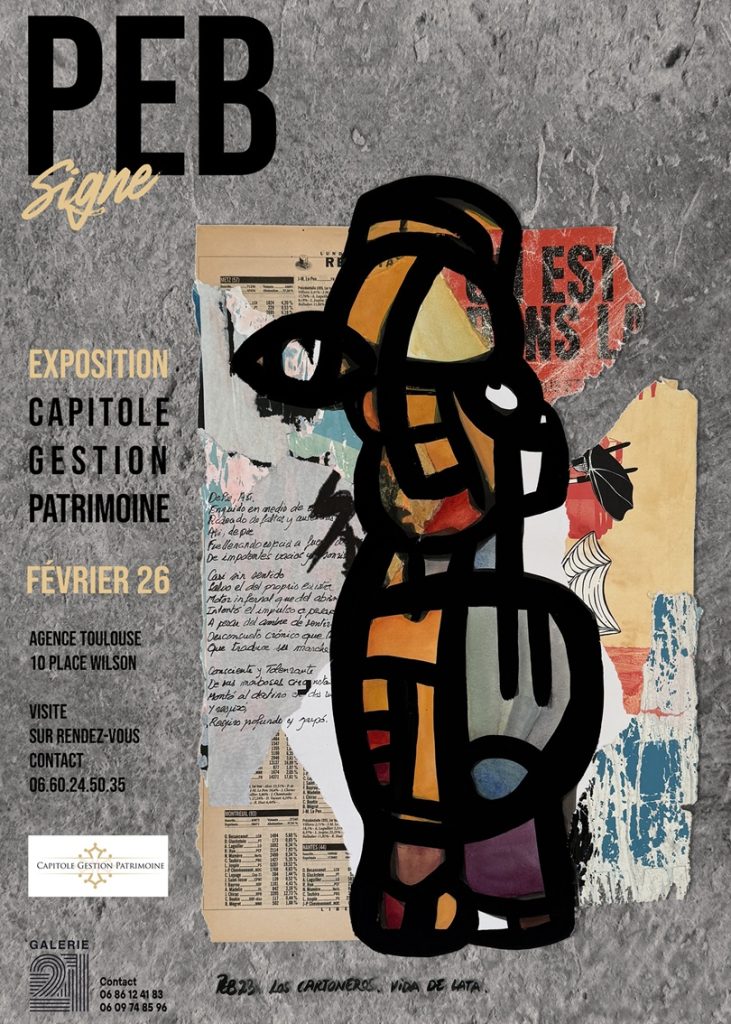Affiche fevrier PEB galerie 21