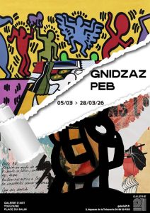 Affiche Gnidzaz PEB galerie 21 presse