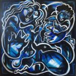Fenêtre bleu Pierre Bergé Galerie 21