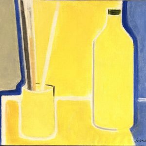 GF 8-122 Objets dans l'atelier ambiance jaune Frixtalon Galerie 21
