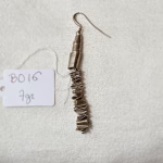 Boucle d’oreille unique argent BO16 par Espilit