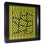 Cinétique jaune et noir 107-30 par Gnidzaz Jean Michel