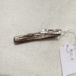 Pince à cravatte argent PC1 par Espilit